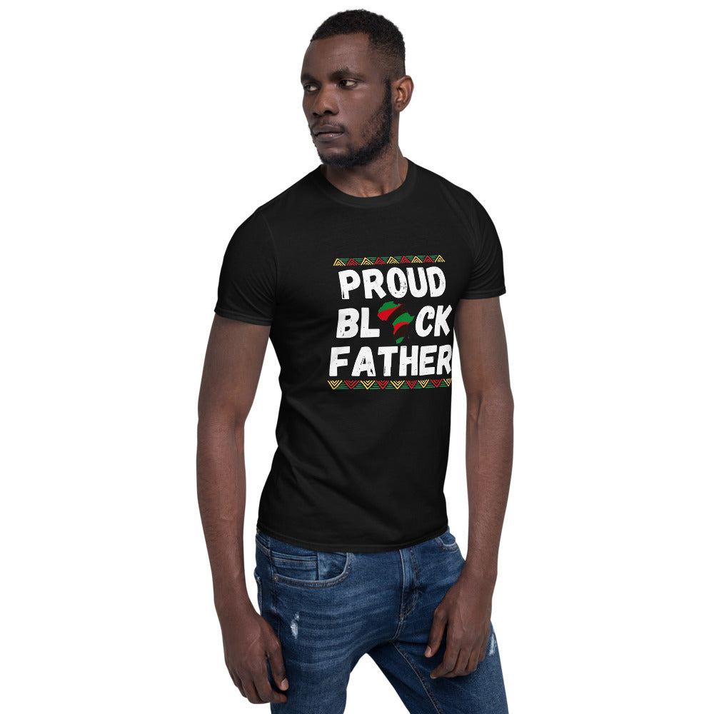 Proud Black Father Unisex T-shirt | Teach Pray Love Brand