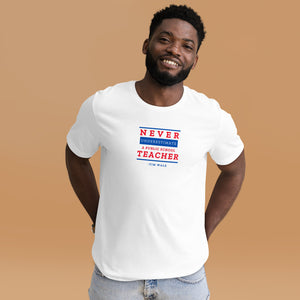 WHITE- Education is on the Ballot! (Unisex sizing)