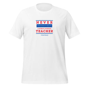 WHITE- Education is on the Ballot! (Unisex sizing)