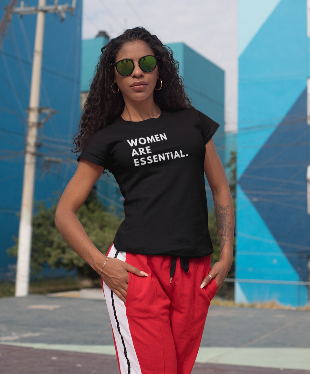 Women Are Essential (Black) Unisex T-Shirt