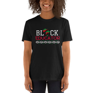Black Educator Unisex T-Shirt Teach Pray Love Brand