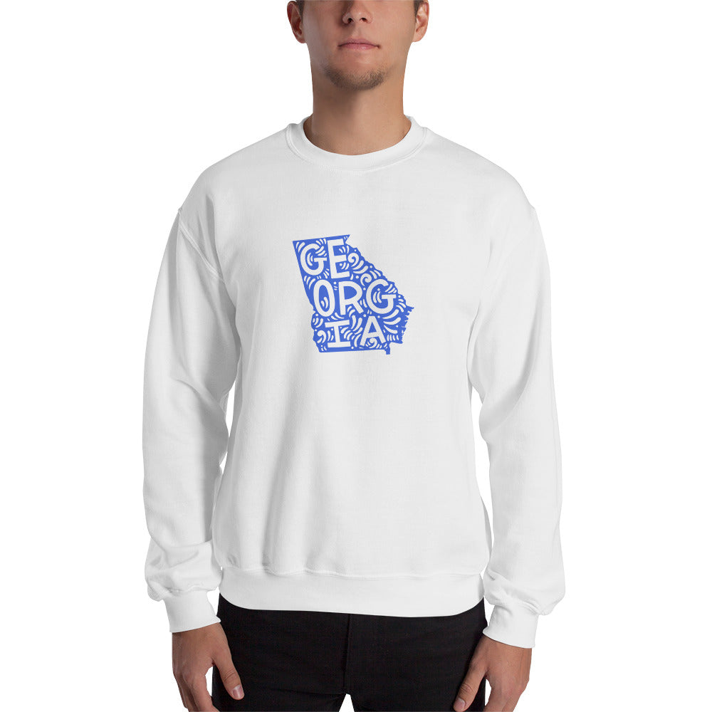 Georgia Turned Blue Unisex Sweatshirt