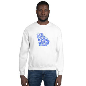 Georgia Turned Blue Unisex Sweatshirt