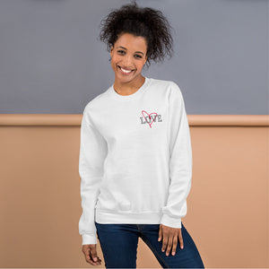 Put on LOVE Unisex Sweatshirt | Teach Pray Love Brand